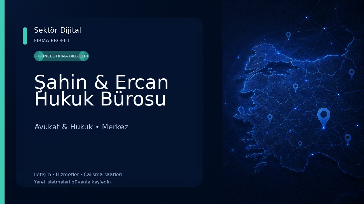 Şahin & Ercan Hukuk Bürosu Avukat & Hukuk
