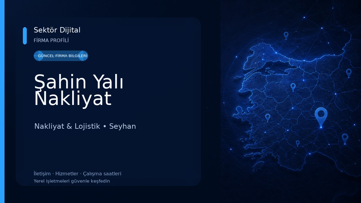 Şahin Yalı Nakliyat Nakliyat & Lojistik