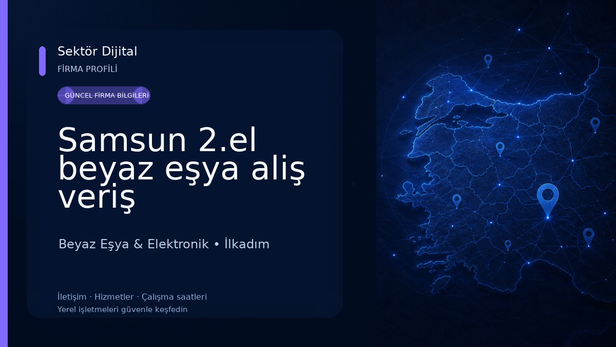 Samsun 2.el beyaz eşya aliş veriş Beyaz Eşya & Elektronik