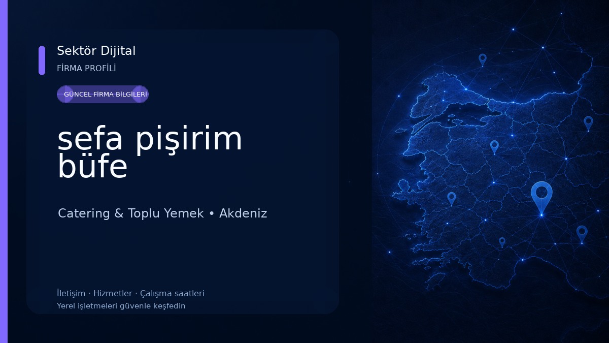 sefa pişirim büfe 