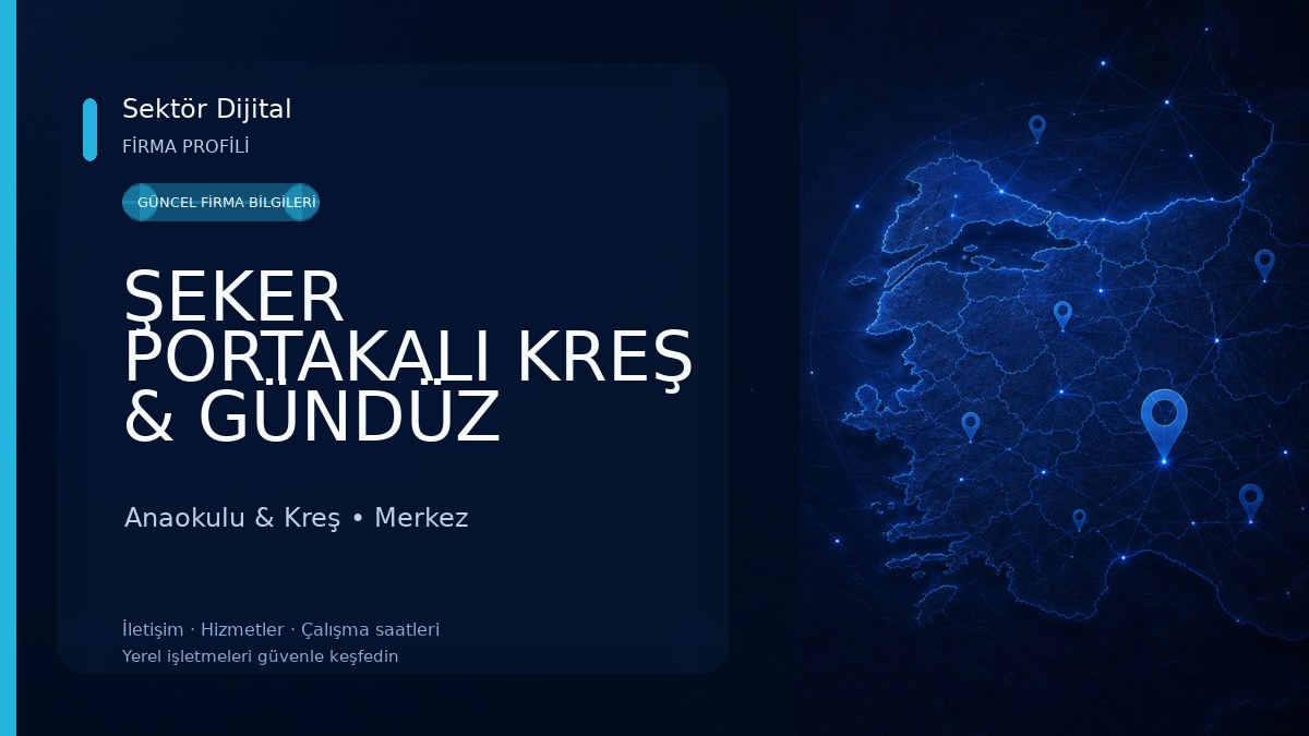 ŞEKER PORTAKALI KREŞ & GÜNDÜZ BAKIM EVİ Anaokulu & Kreş