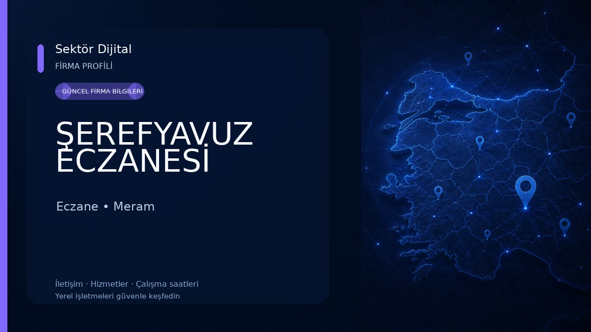 ŞEREFYAVUZ ECZANESİ Eczane