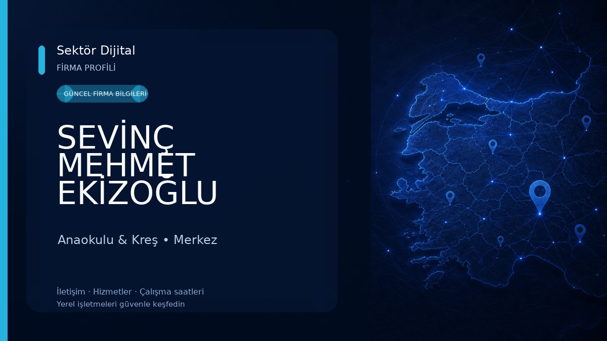 SEVİNÇ MEHMET EKİZOĞLU ANAOKULU Anaokulu & Kreş