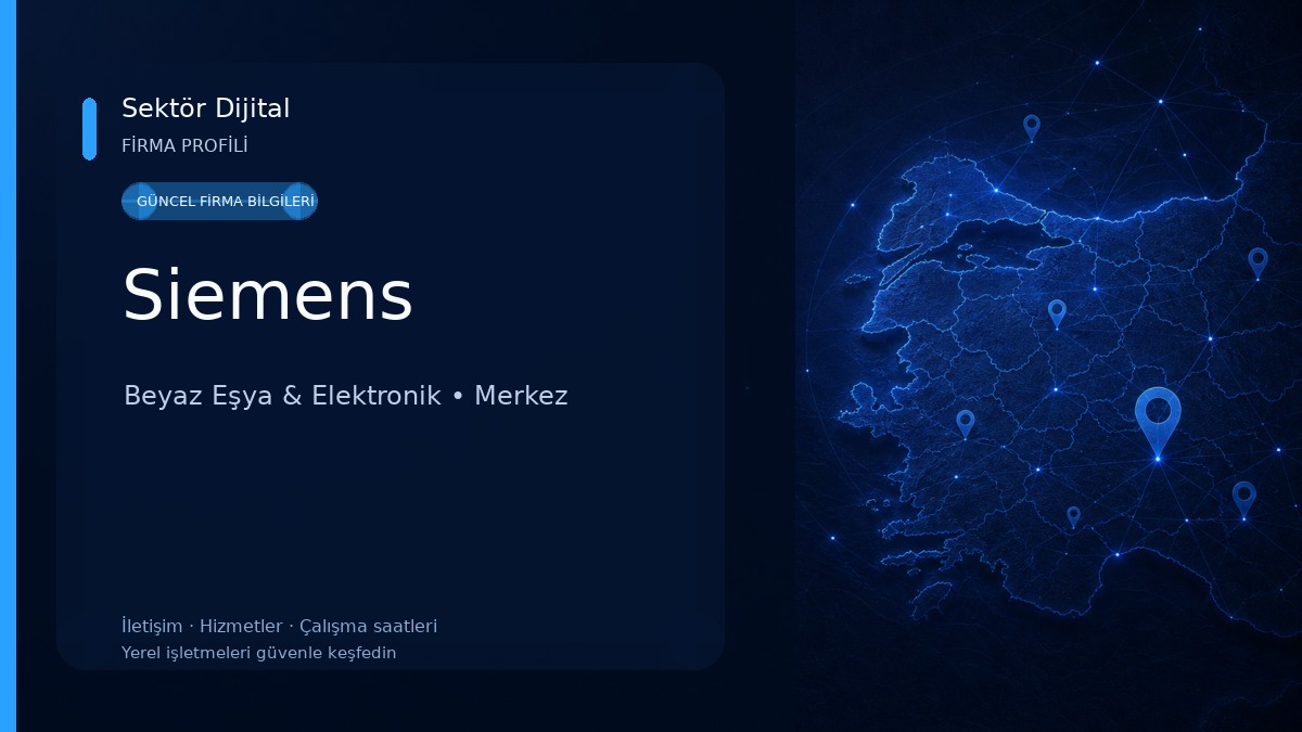 Siemens Beyaz Eşya & Elektronik