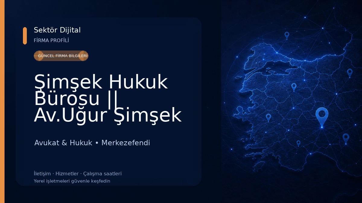 Şimşek Hukuk Bürosu || Av.Uğur Şimşek 