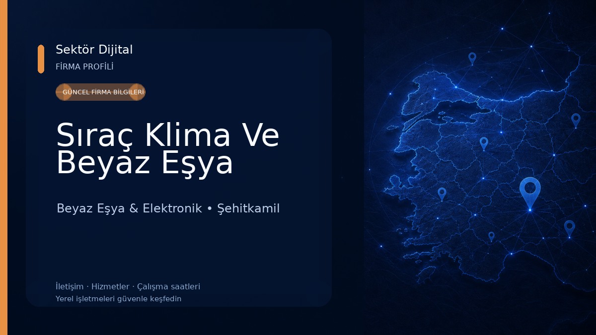 Sıraç Klima Ve Beyaz Eşya Beyaz Eşya & Elektronik