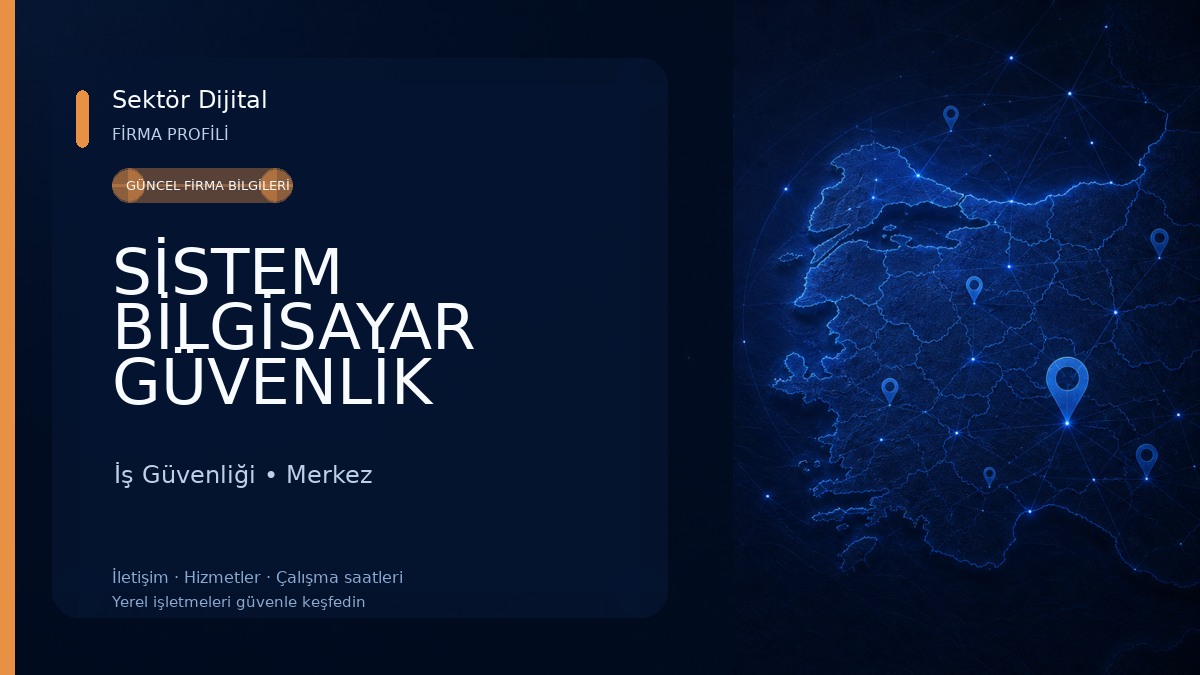 SİSTEM BİLGİSAYAR GÜVENLİK İş Güvenliği