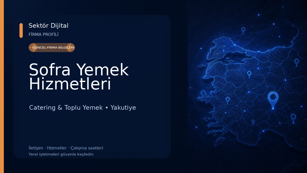 Sofra Yemek Hizmetleri Catering & Toplu Yemek