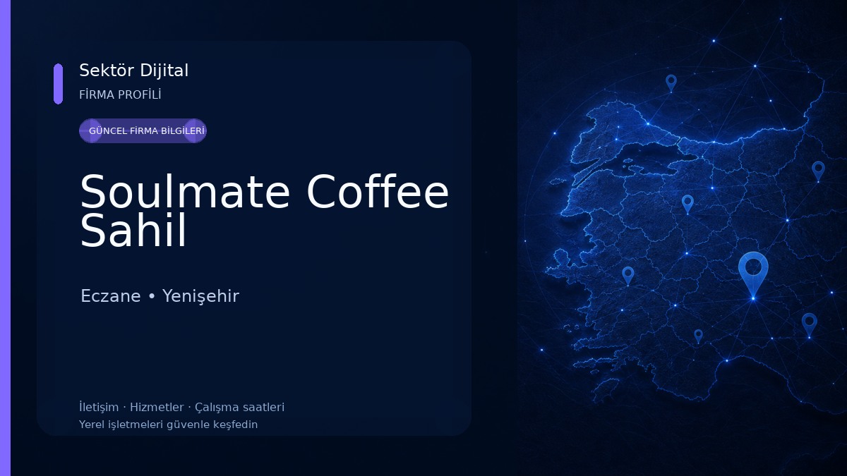 Soulmate Coffee Sahil Eczane