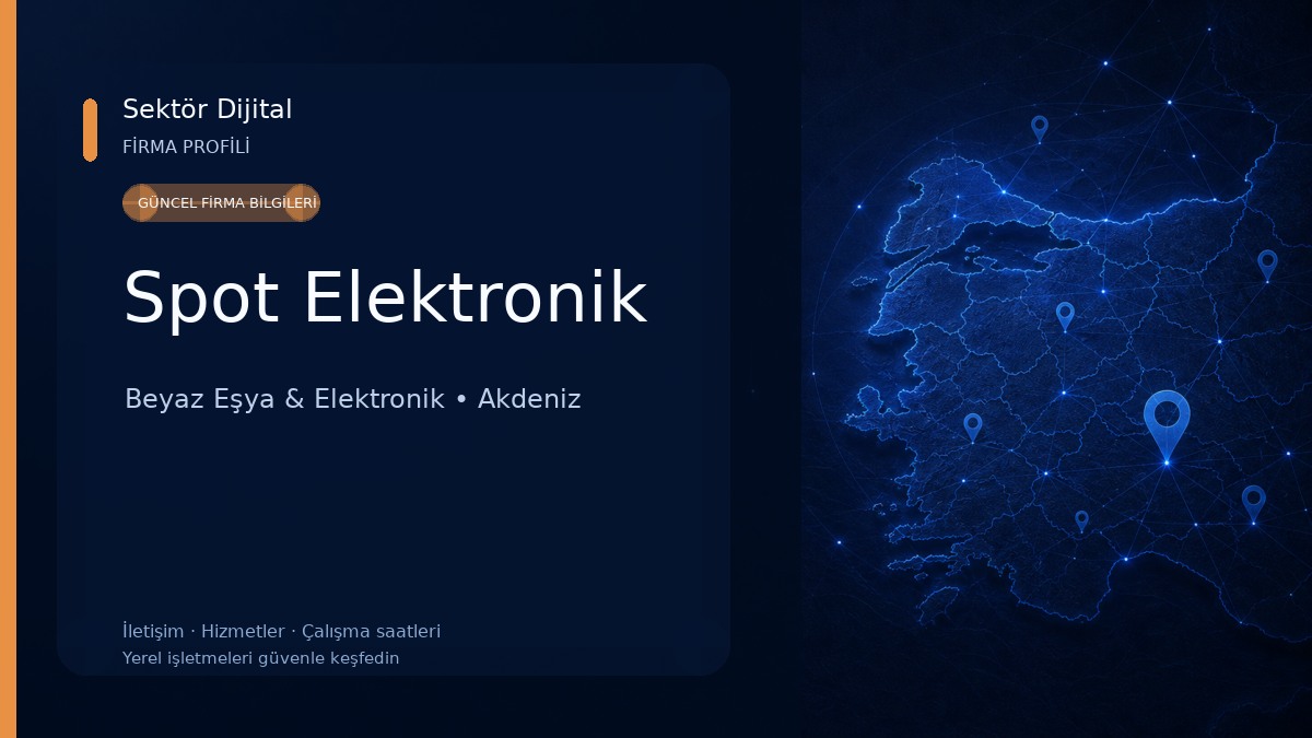 Spot Elektronik Beyaz Eşya & Elektronik