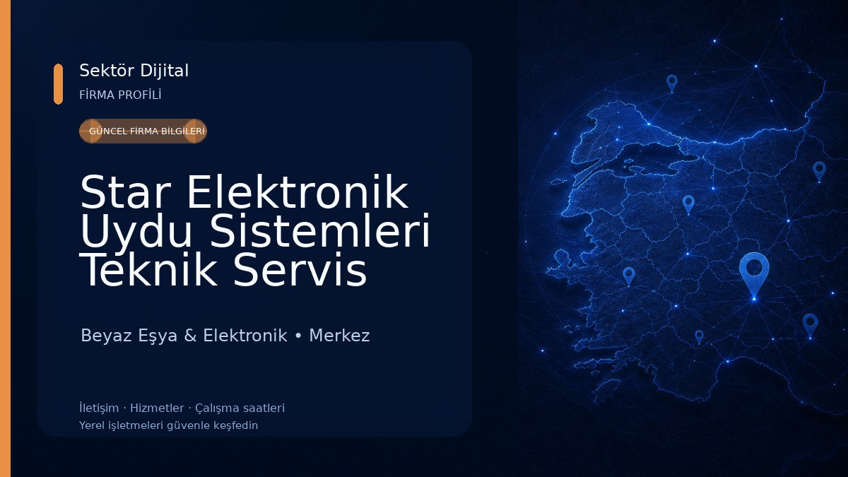 Star Elektronik Uydu Sistemleri Teknik Servis çanak anten tv tamir Beyaz Eşya & Elektronik