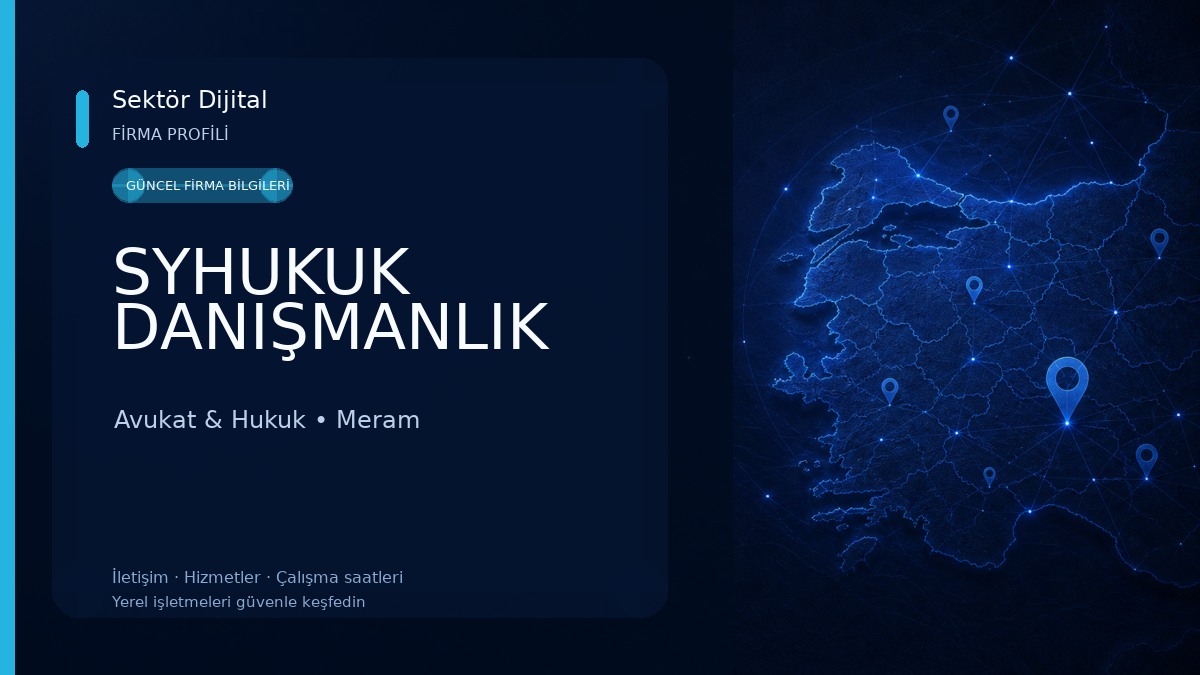 SYHUKUK DANIŞMANLIK Avukat & Hukuk