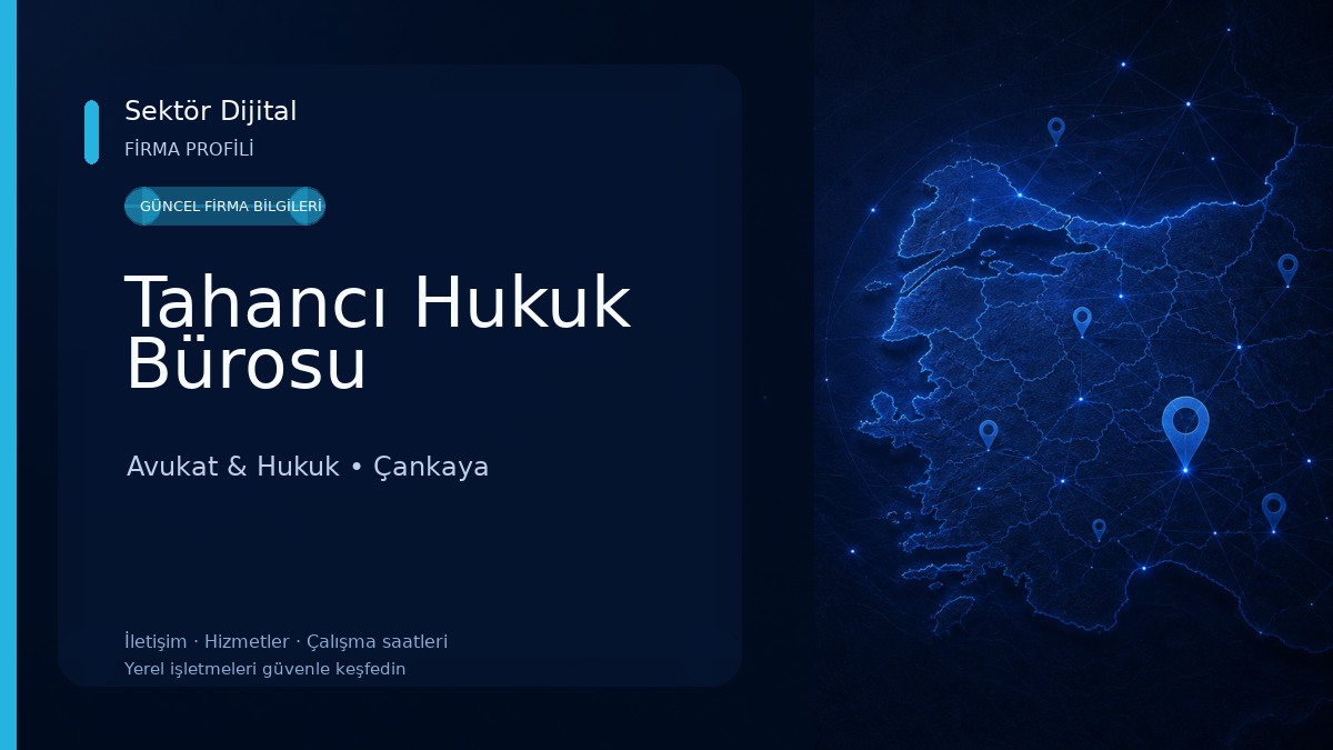 Tahancı Hukuk Bürosu Avukat & Hukuk