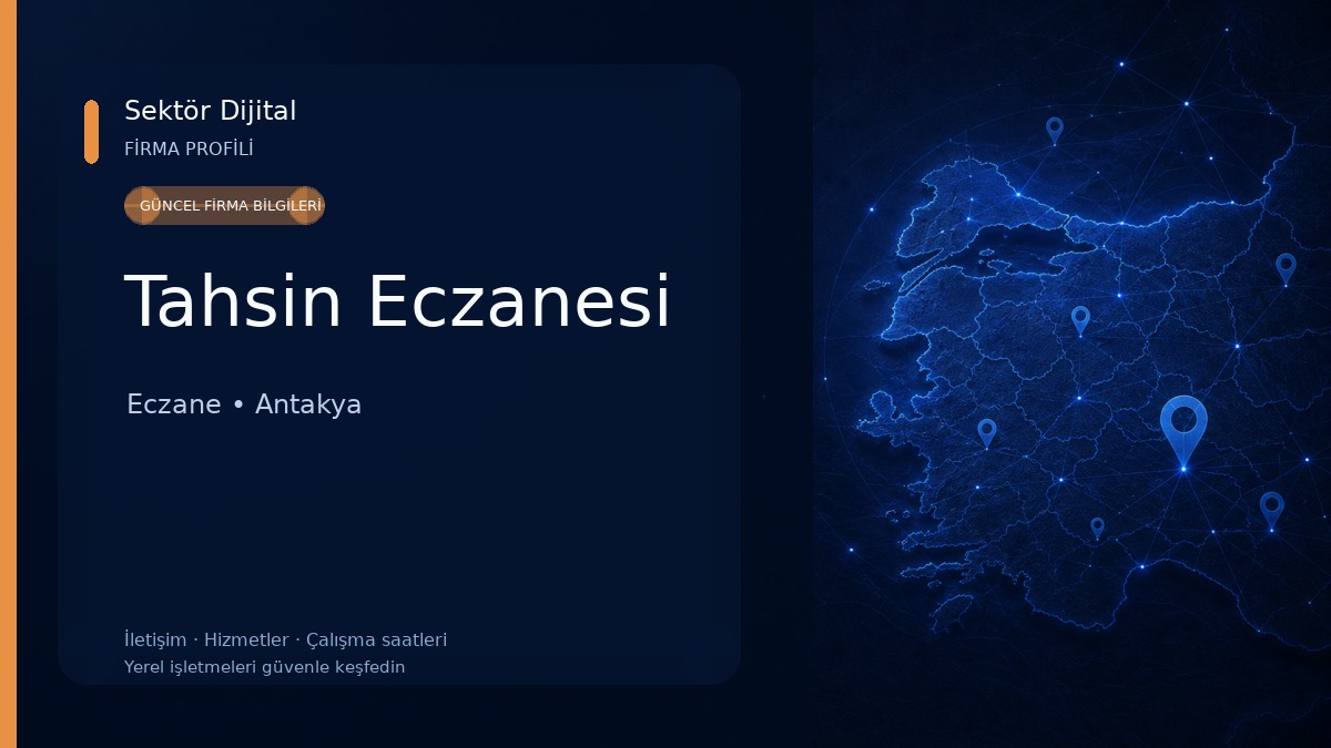 Tahsin Eczanesi Eczane
