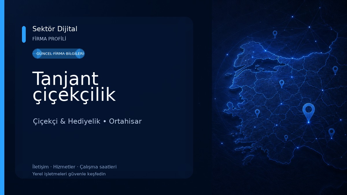 Tanjant çiçekçilik 