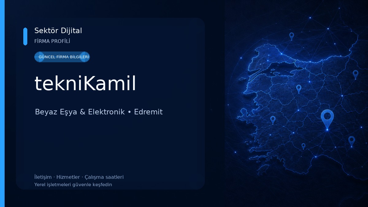 tekniKamil Beyaz Eşya & Elektronik
