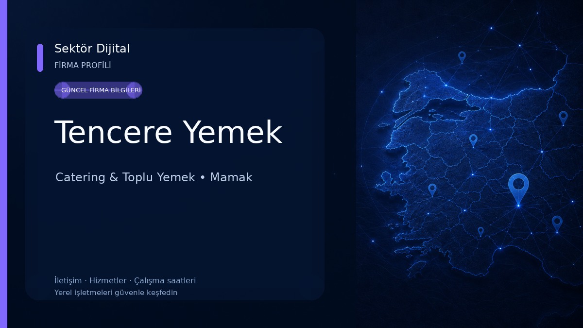 Tencere Yemek Catering & Toplu Yemek