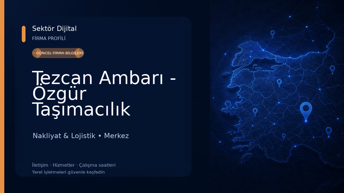 Tezcan Ambarı - Özgür Taşımacılık 