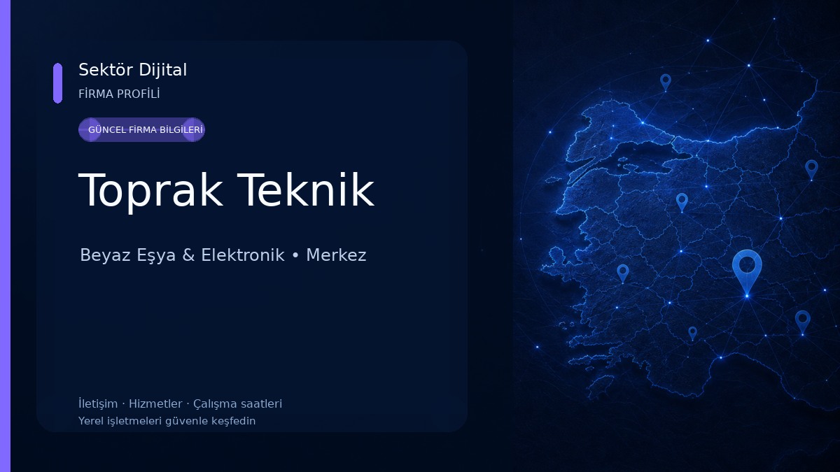 Toprak Teknik Beyaz Eşya & Elektronik