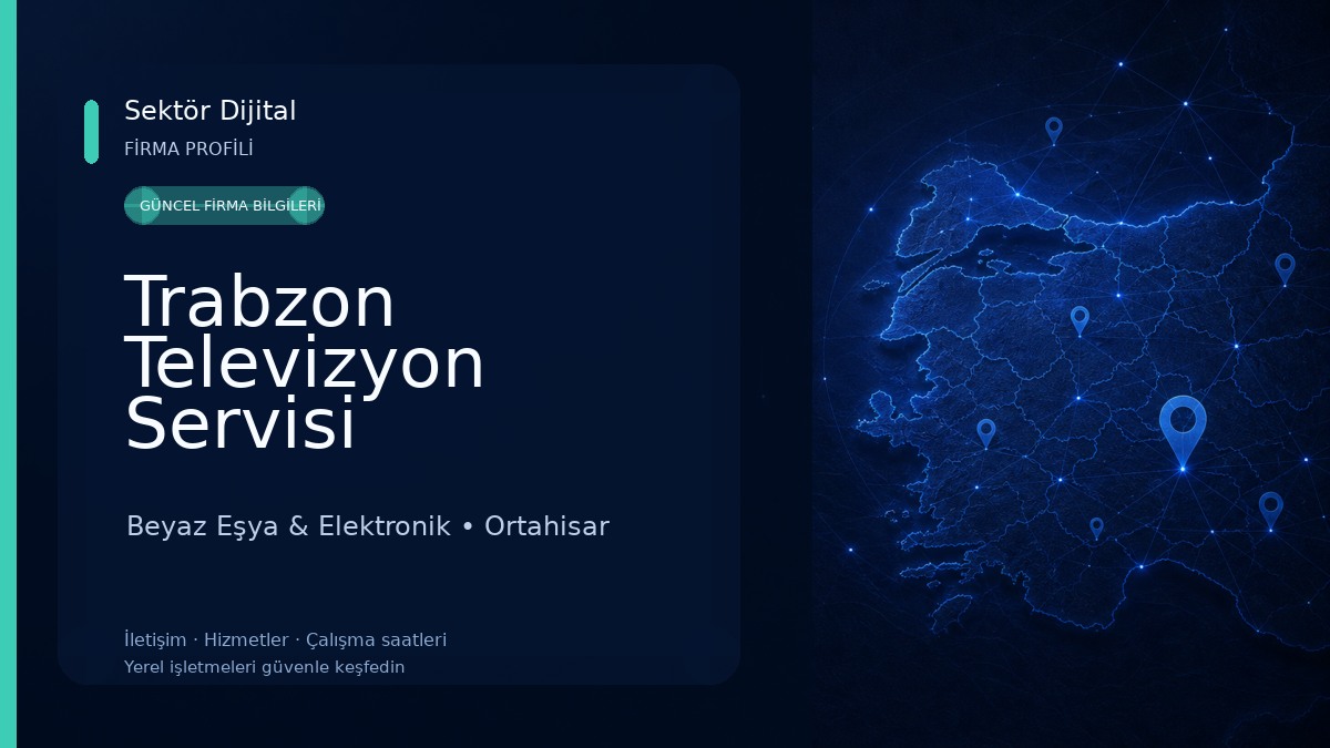 Trabzon Televizyon Servisi Beyaz Eşya & Elektronik