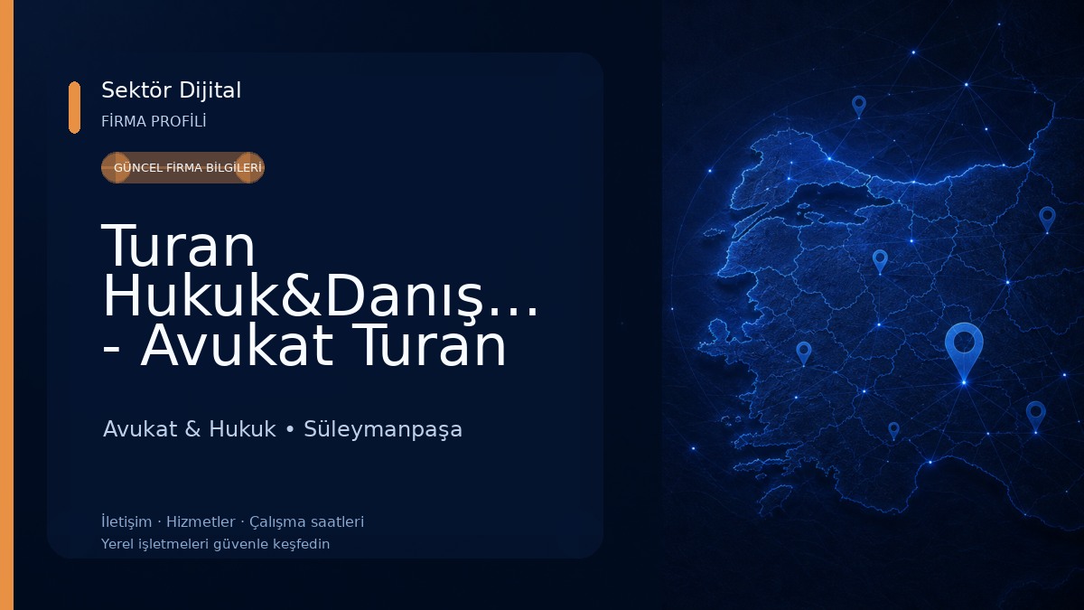 Turan Hukuk&Danışmanlık - Avukat Turan ÖKLÜ 