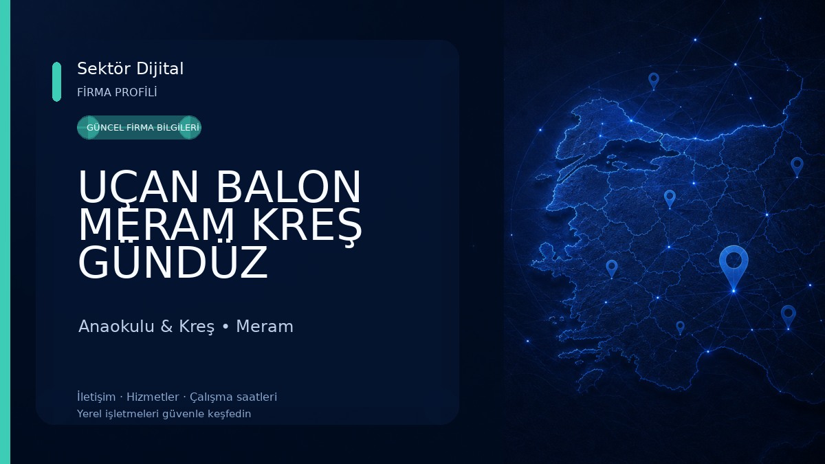 UÇAN BALON MERAM KREŞ GÜNDÜZ BAKIMEVİ ve ANAOKULU Anaokulu & Kreş