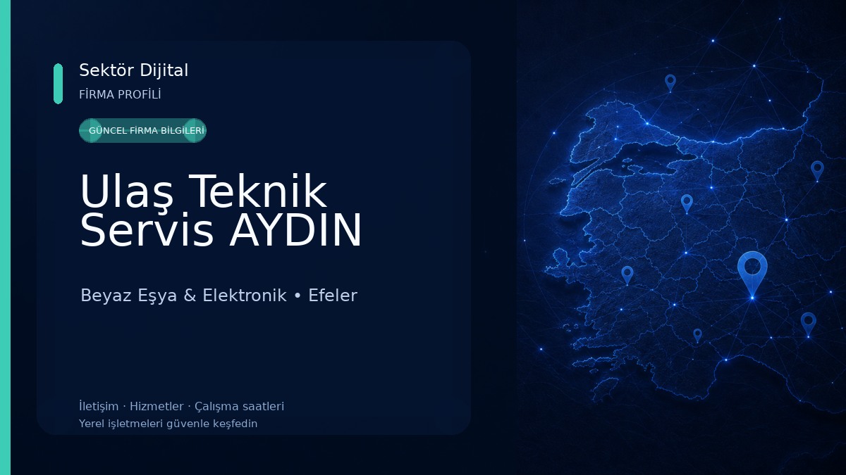 Ulaş Teknik Servis AYDIN Beyaz Eşya & Elektronik