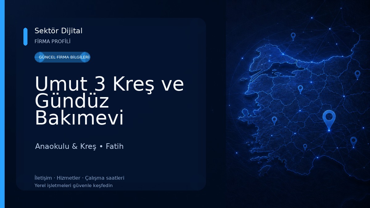 Umut 3 Kreş ve Gündüz Bakımevi