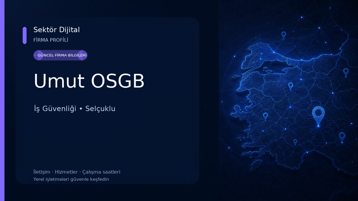 Umut OSGB İş Güvenliği