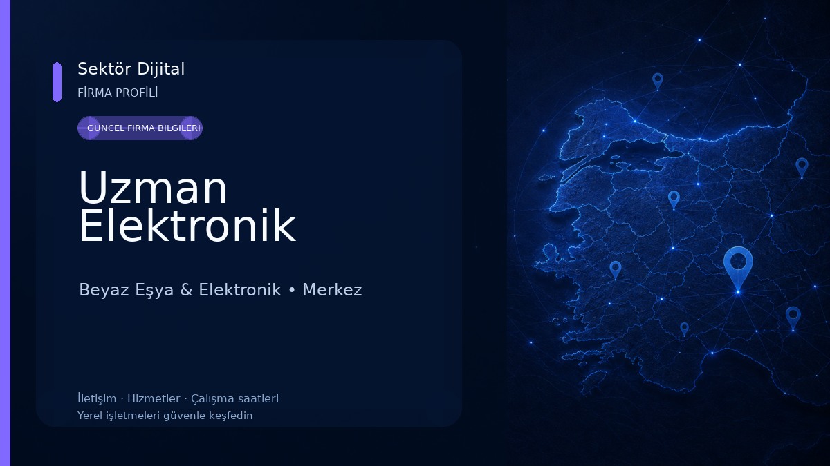 Uzman Elektronik Beyaz Eşya & Elektronik