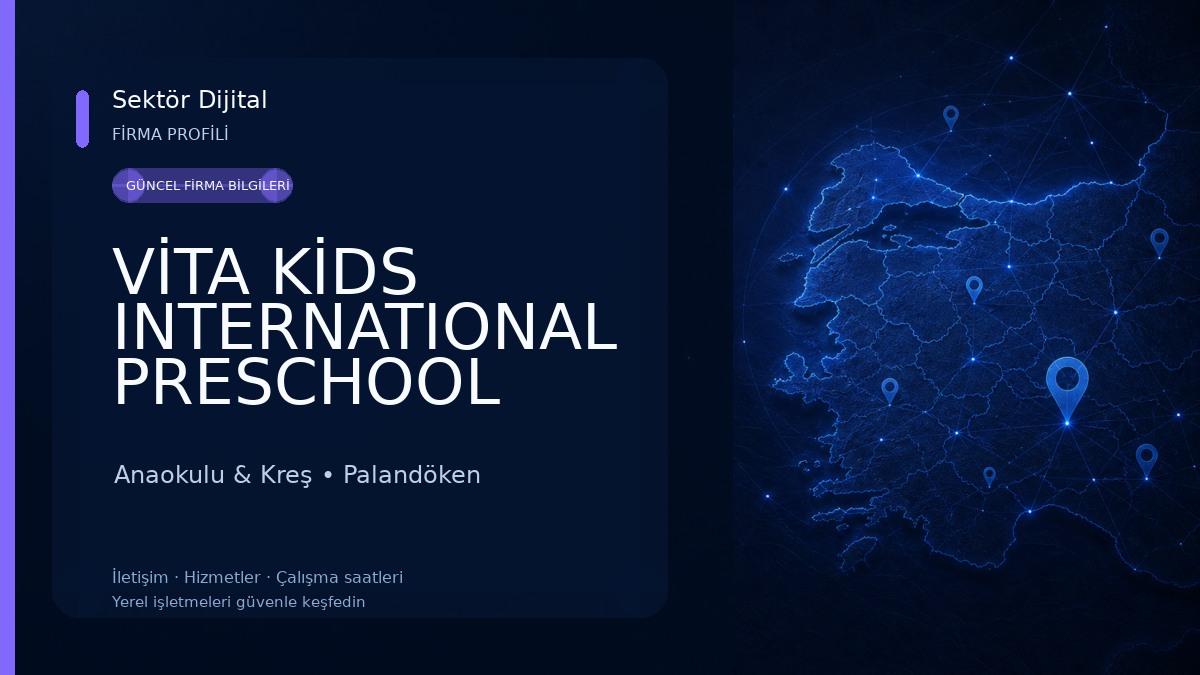 VİTA KİDS INTERNATIONAL PRESCHOOL Anaokulu & Kreş