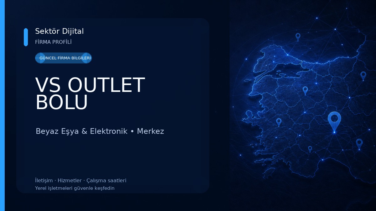 VS OUTLET BOLU Beyaz Eşya & Elektronik