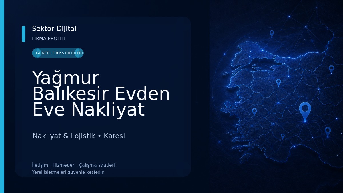 Yağmur Balıkesir Evden Eve Nakliyat Nakliyat & Lojistik