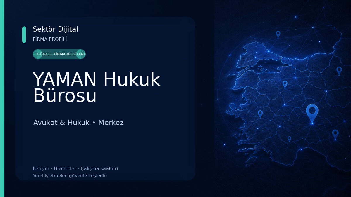 YAMAN Hukuk Bürosu Avukat & Hukuk