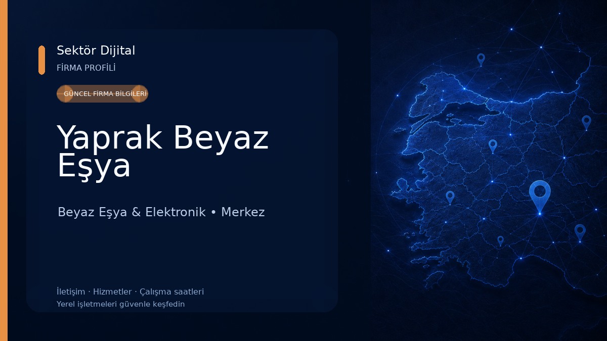 Yaprak Beyaz Eşya 