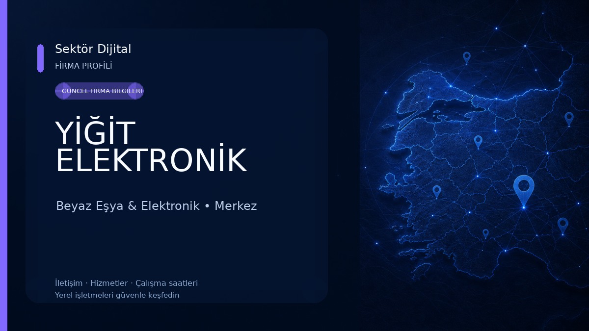 YİĞİT ELEKTRONİK Beyaz Eşya & Elektronik