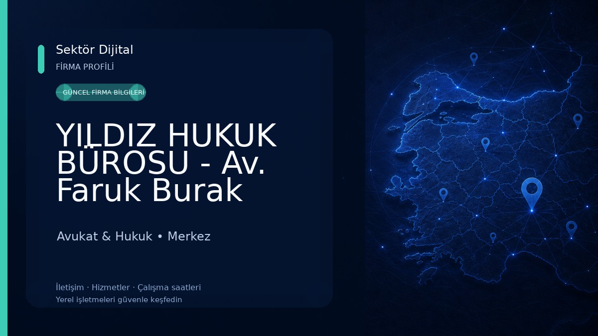 YILDIZ HUKUK BÜROSU - Av. Faruk Burak Yıldız - Av. Beyza Nur Gülmez 