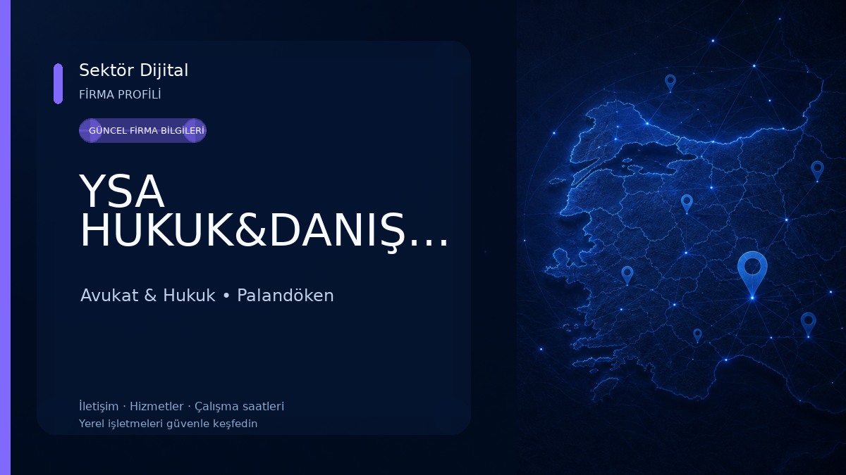 YSA HUKUK&DANIŞMANLIK Avukat & Hukuk