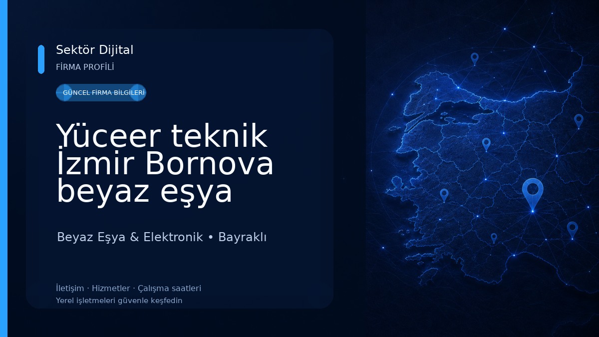 Yüceer teknik İzmir Bornova beyaz eşya tamir servisi Beyaz Eşya & Elektronik