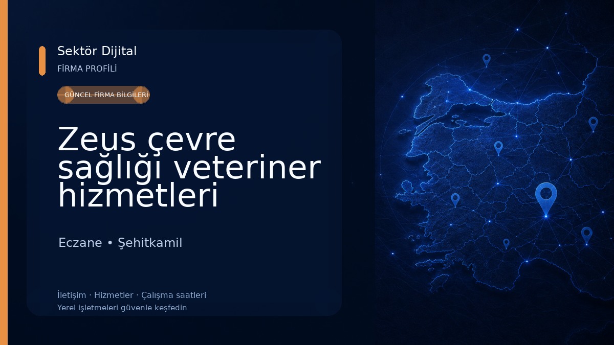 Zeus çevre sağlığı veteriner hizmetleri Eczane